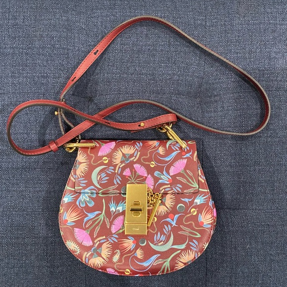 SOLD Chloé Drew Bijou Floral Print Small - Picture 1 of 7